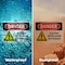 Signmission Electric Meter Room No Storage Danger Sign, Plastic, 10in W x 7in L, 2PK OS-2PACK-DS-P-710-L-1192 - alternate 7